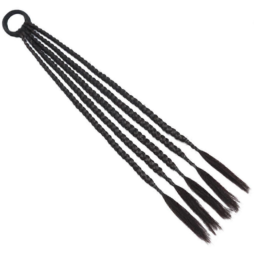 Ponytail Braid Extension High Temperature Fiber Wig Ponytail Parties 45X8CM 1Pack