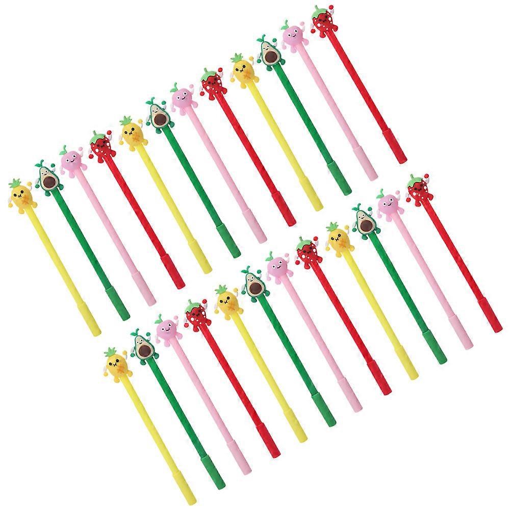 جل قلم للطلاب كتابة اكسسوارات مجلة أقلام توقيع نمط مختلط 24 قطعة