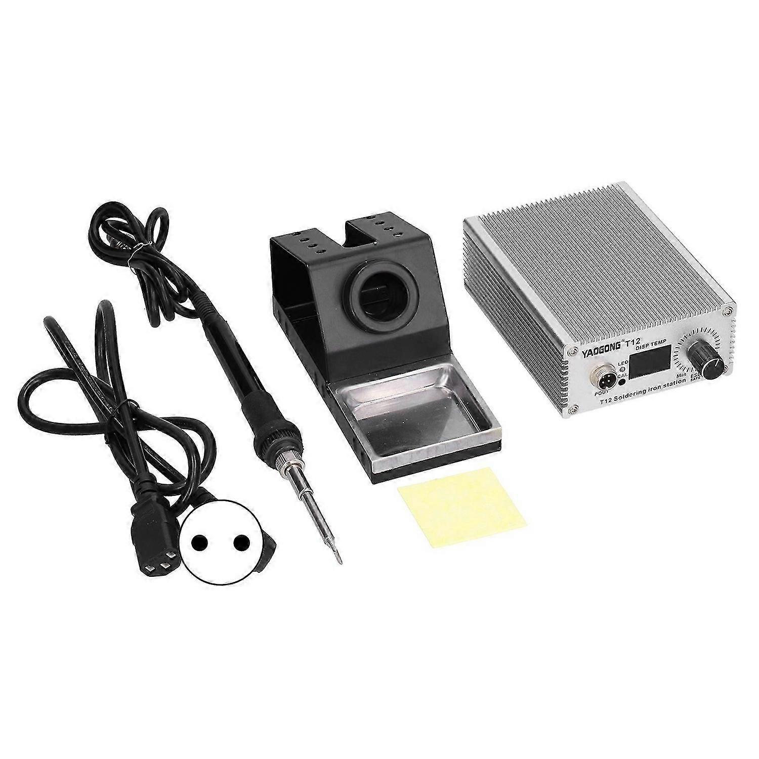 Soldering Station Kit Digital Display Portable Thermostatic Electric Soldering Iron AC 100 T12