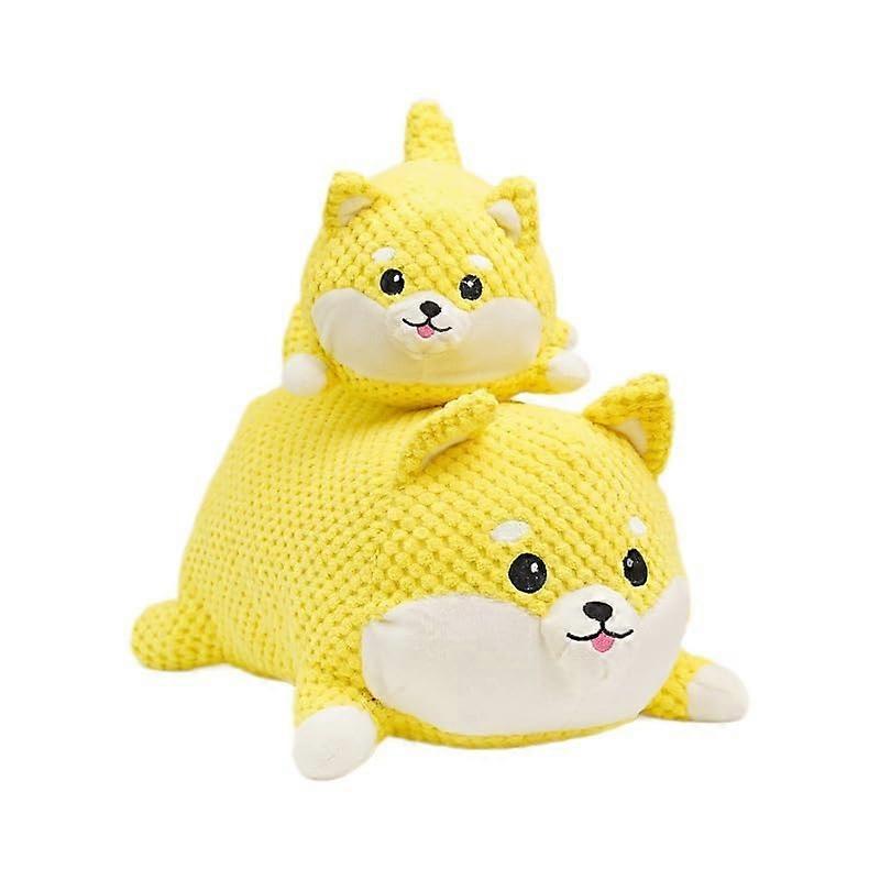 Plush Squeaky Dog Toy - Durable Chew Toy in Pig and Puppy Shape for All Dog Sizes, Interactive Pet Toy for Boredom and Teething