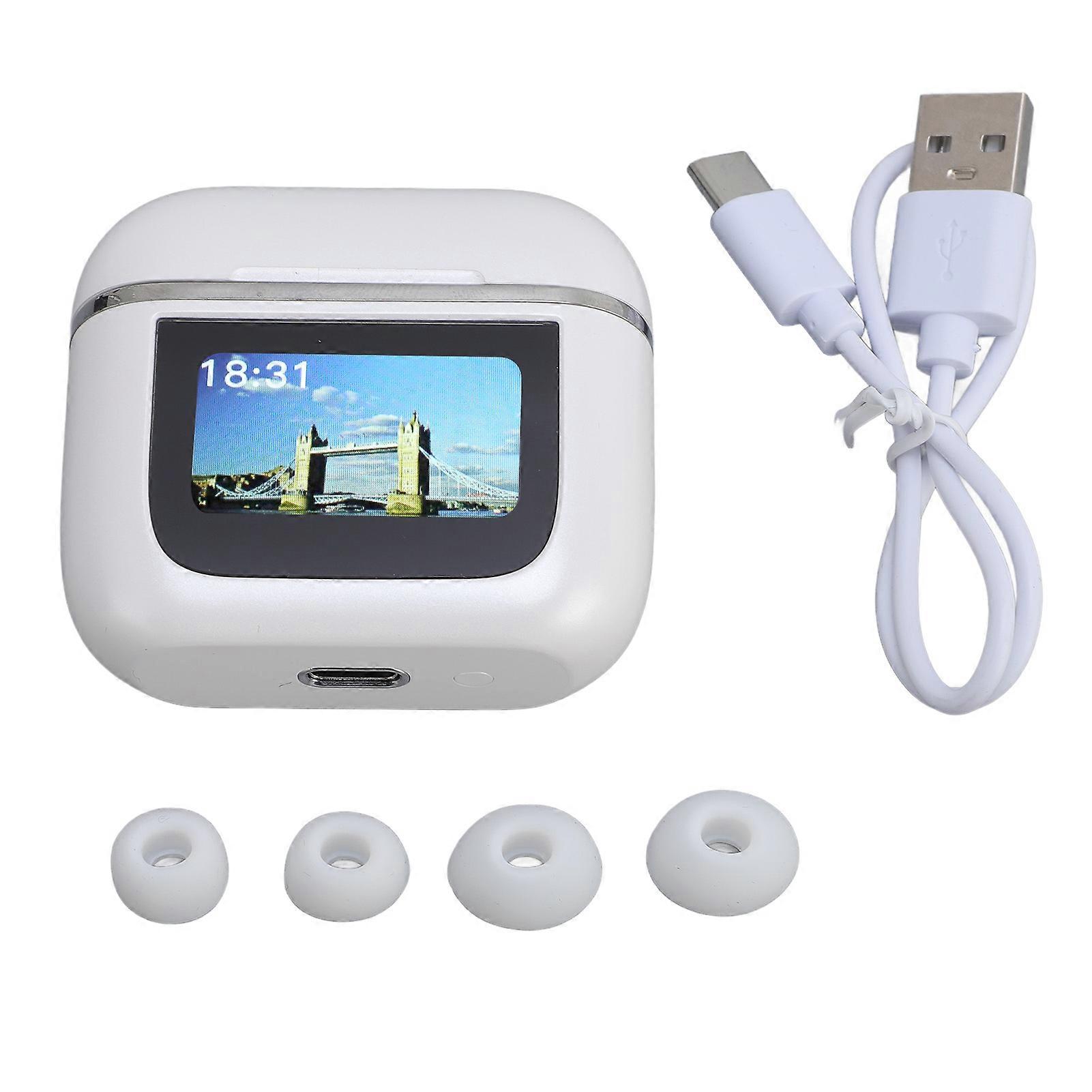 Wireless Bluetooth 5.4 Translator Earbuds - 144 Languages, Noise Reduction, Android Compatible