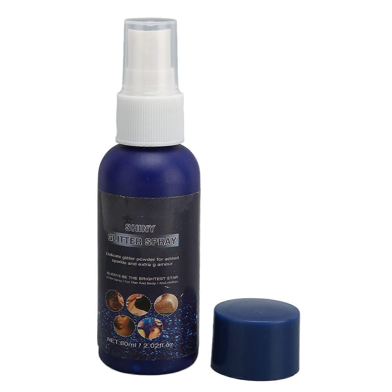 Body Glitter Spray Temporary Quick Drying Long Lasting Glitter Face Makeup Spray for Festival Stage
