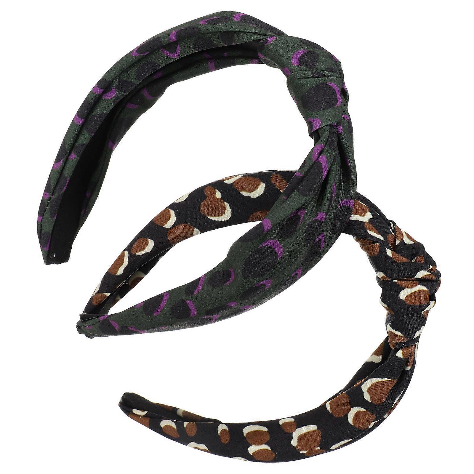 Here's a refined and professional product description for your **Wide Leopard Print Headbands**:

 

### **2PCS Wide Leopard Print Headbands –