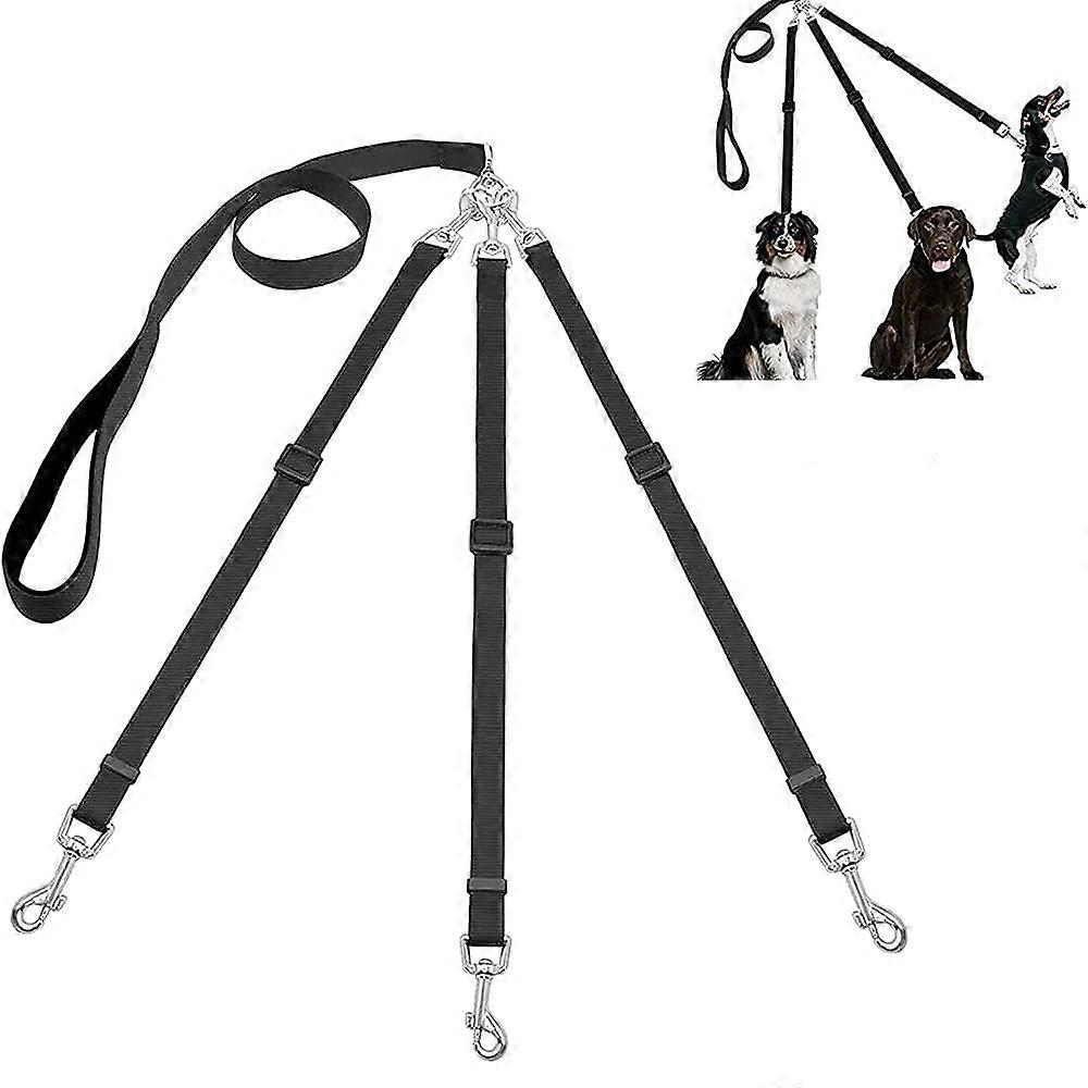 3in1 Dog Leash, Nylon Dog Leash with Chain, AntiPull Pet Leash for Walking, Training, Jogging, Suitable for Small and Medium Dogs, Multiple Pets