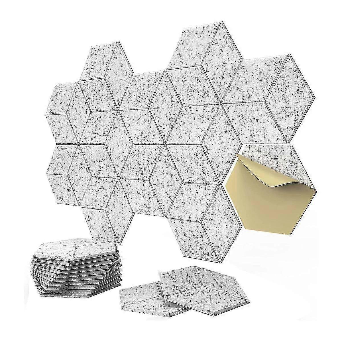 12 Pack Self-Adhesive Y-Lined Acoustic Foam Panels - Sound Proof & Sound Absorbing Panels for Office and Home Studio Use