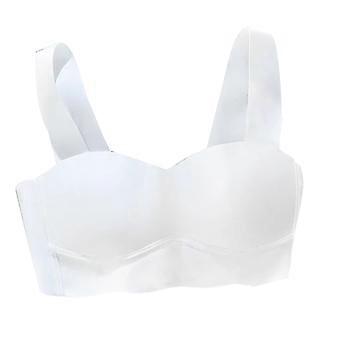Invisible Backless T-Shirt Bra Breathable No Underwire Wire Free Everyday Wear Smooth Coverage Bralette For Small Chest  White 38 85AB