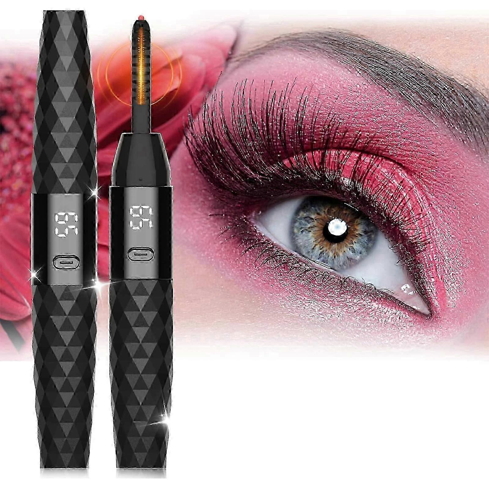 Recourbe-cils chauffants chauffe rapidement en 10 secondes, recourbe-cils électrique pour femmes, 24 heures de longue durée, recourbe-cils de type C rechargeable