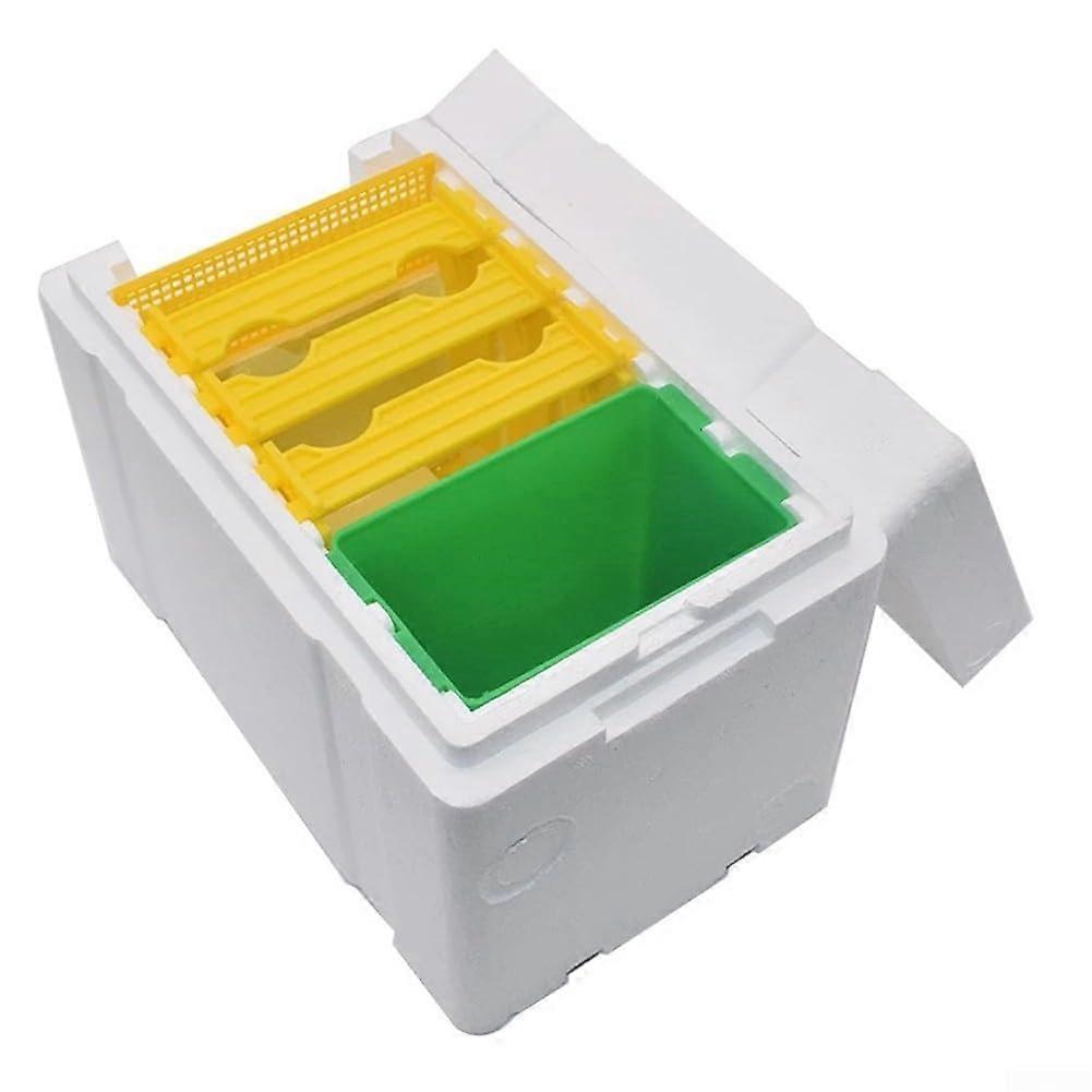 Bee Mating Box, Queen Bee Breeding Box, Mini Nucleus Hive, Portable Bee Breeding Harvesting Tool, Natural Bee House, Bee Hive Supplies For Rearing