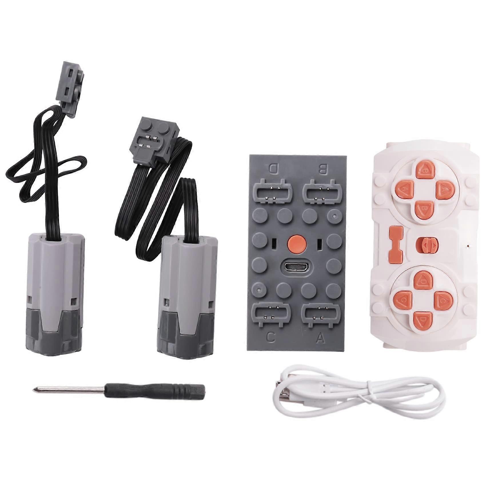 1 Set Power Function Motor App Remote Control Programming
2 Medium Motor Set DIY Creative Building Block for Children Ref: 5698