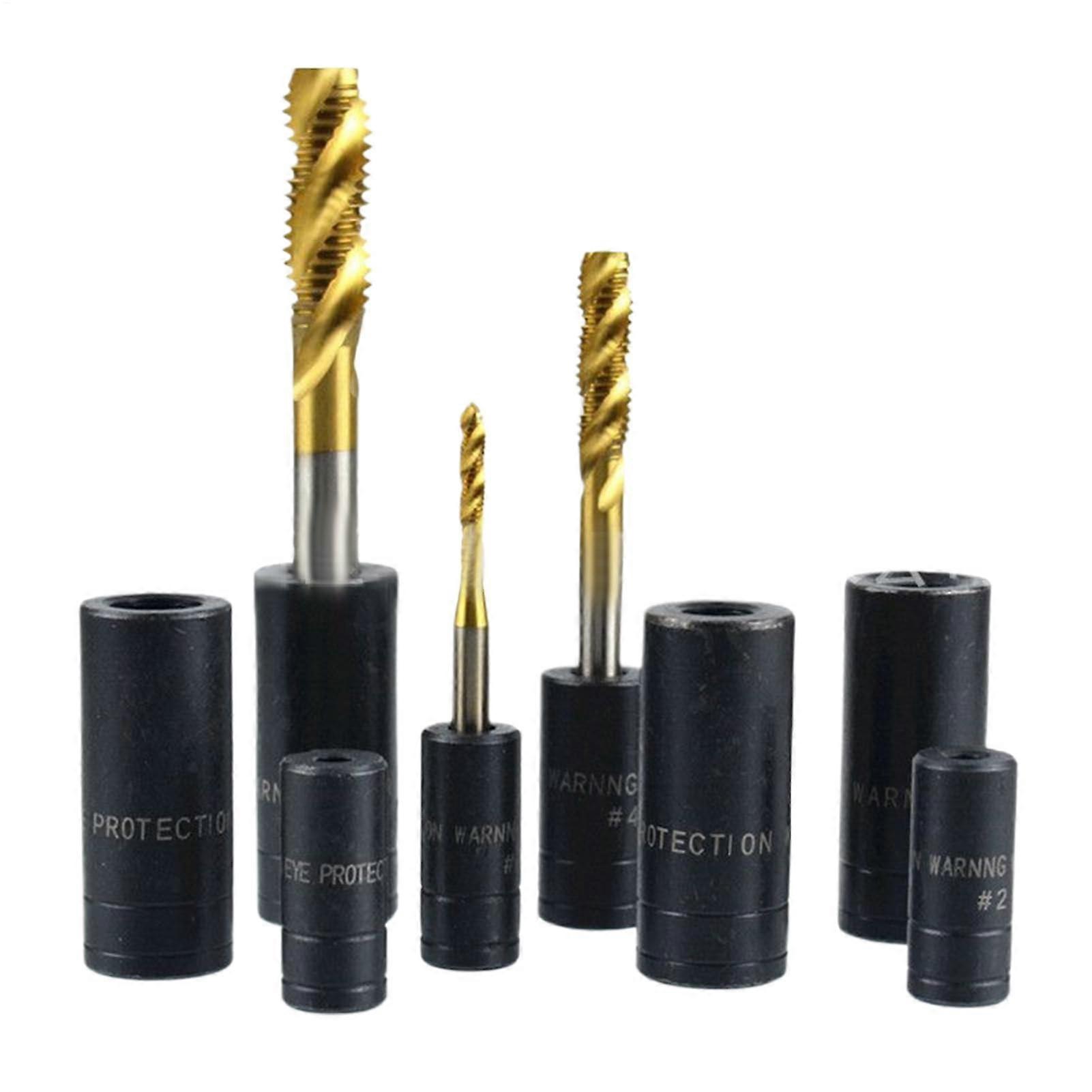 Tap Wrench Set, 8-Piece Adjustable Tap Wrench, D-Flat Shank, For Pipe Drilling, Valve Testing, Plumbing And Industrial