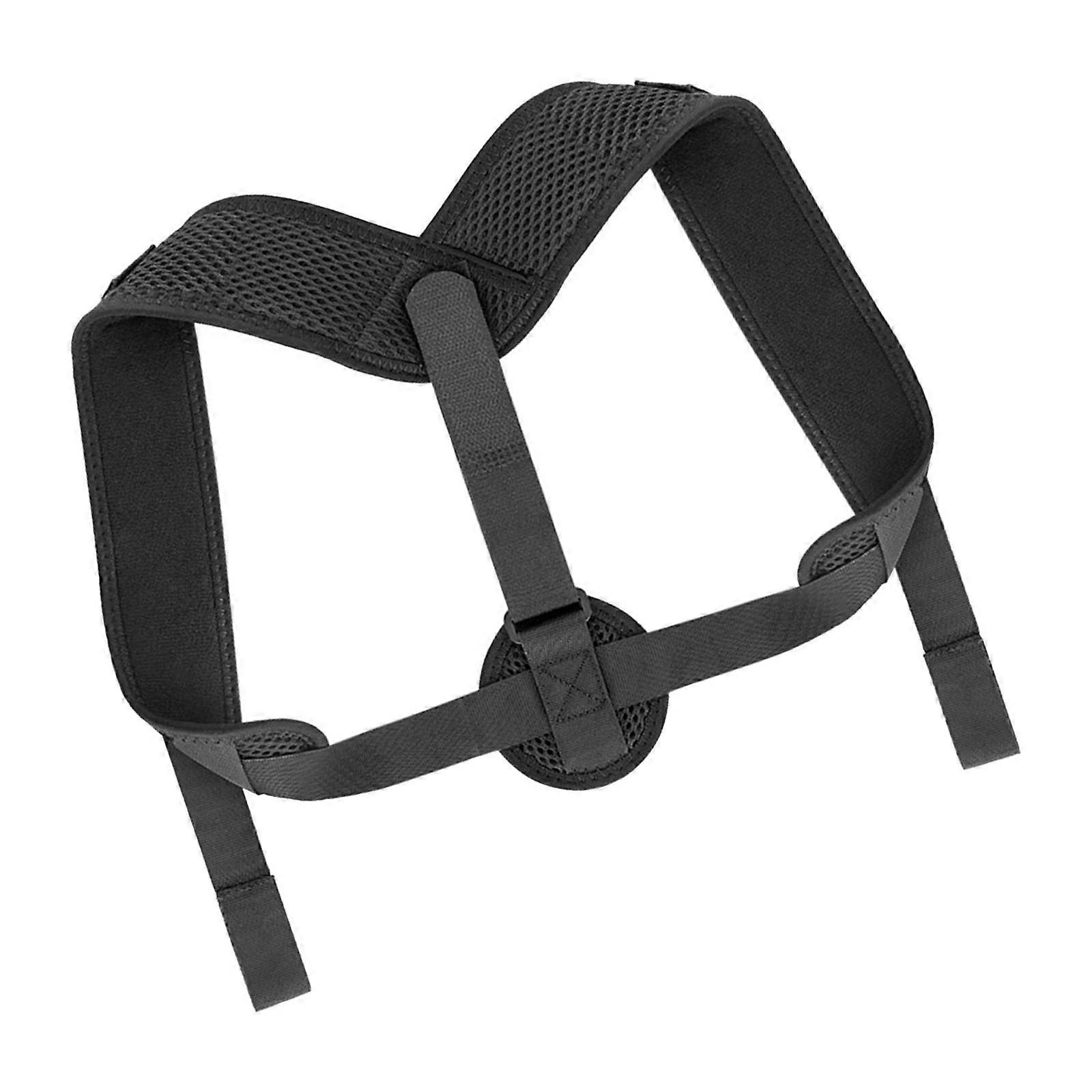 Breathable Upper Back Trainer Belt Back Support Adjustable Shoulder Strap For Shoulder Alignment And Stress Relief Multicolor