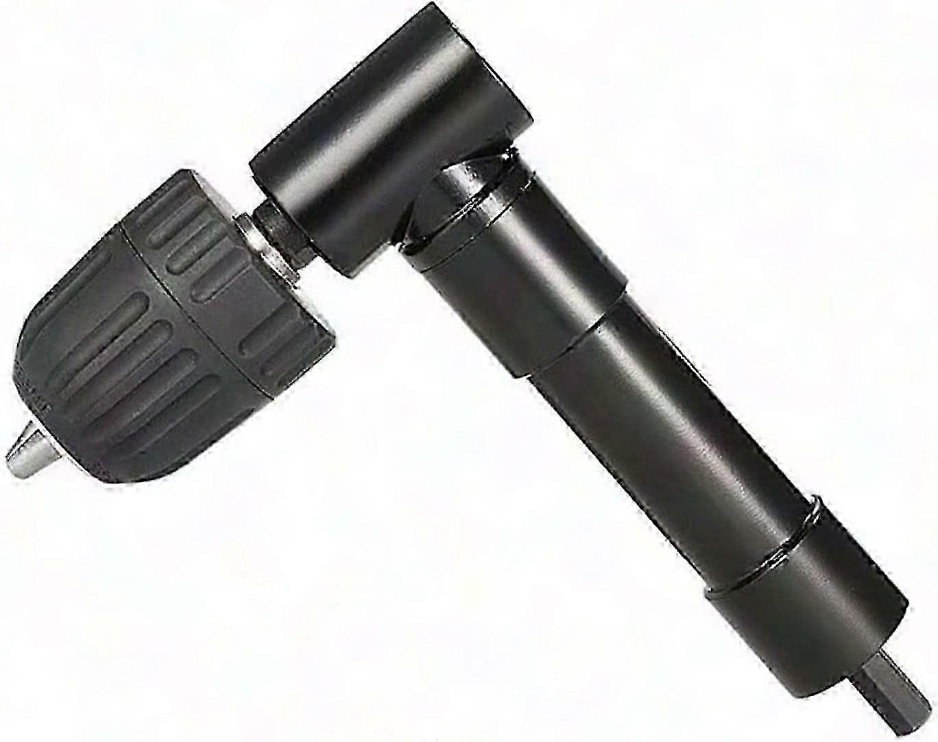 Right Angle Drill Attachment with 3/8 Inch Keyed Chuck