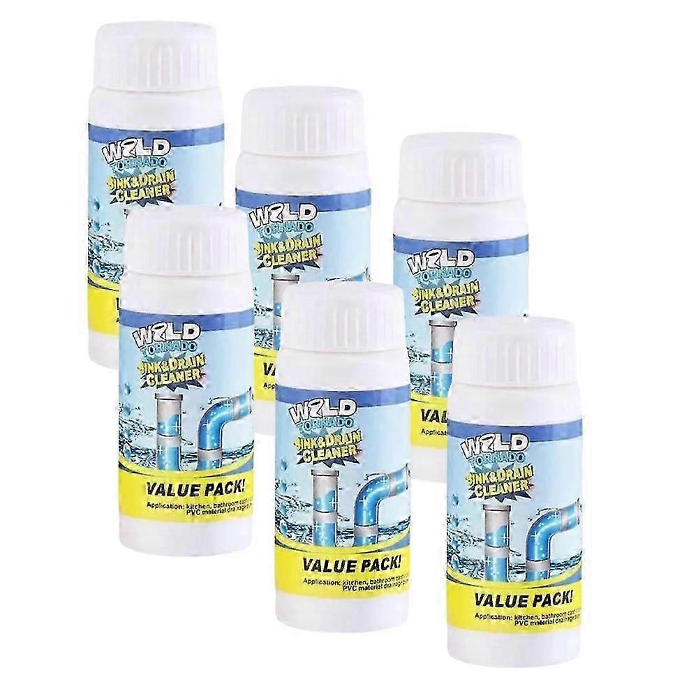 1-6pcs Household Wild Tornado Powerful Sink & Drain Cleaner Quick Foaming High Efficiency Remover