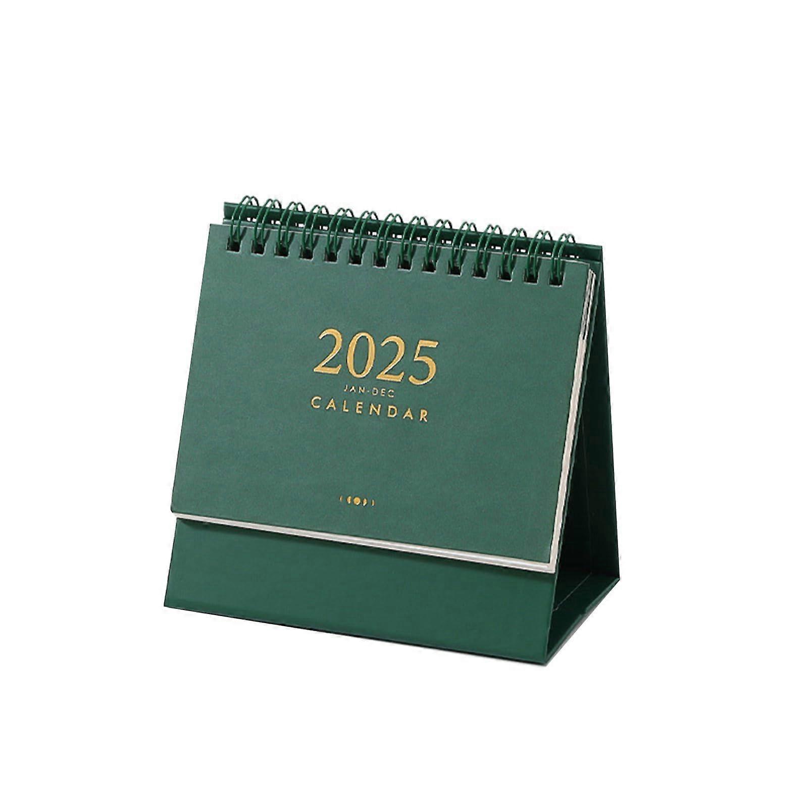 Desk Calendar 2025 - 16 Month Standing Desk Calendar Planner from 09/2024 to 12/2025 for Office and School Use