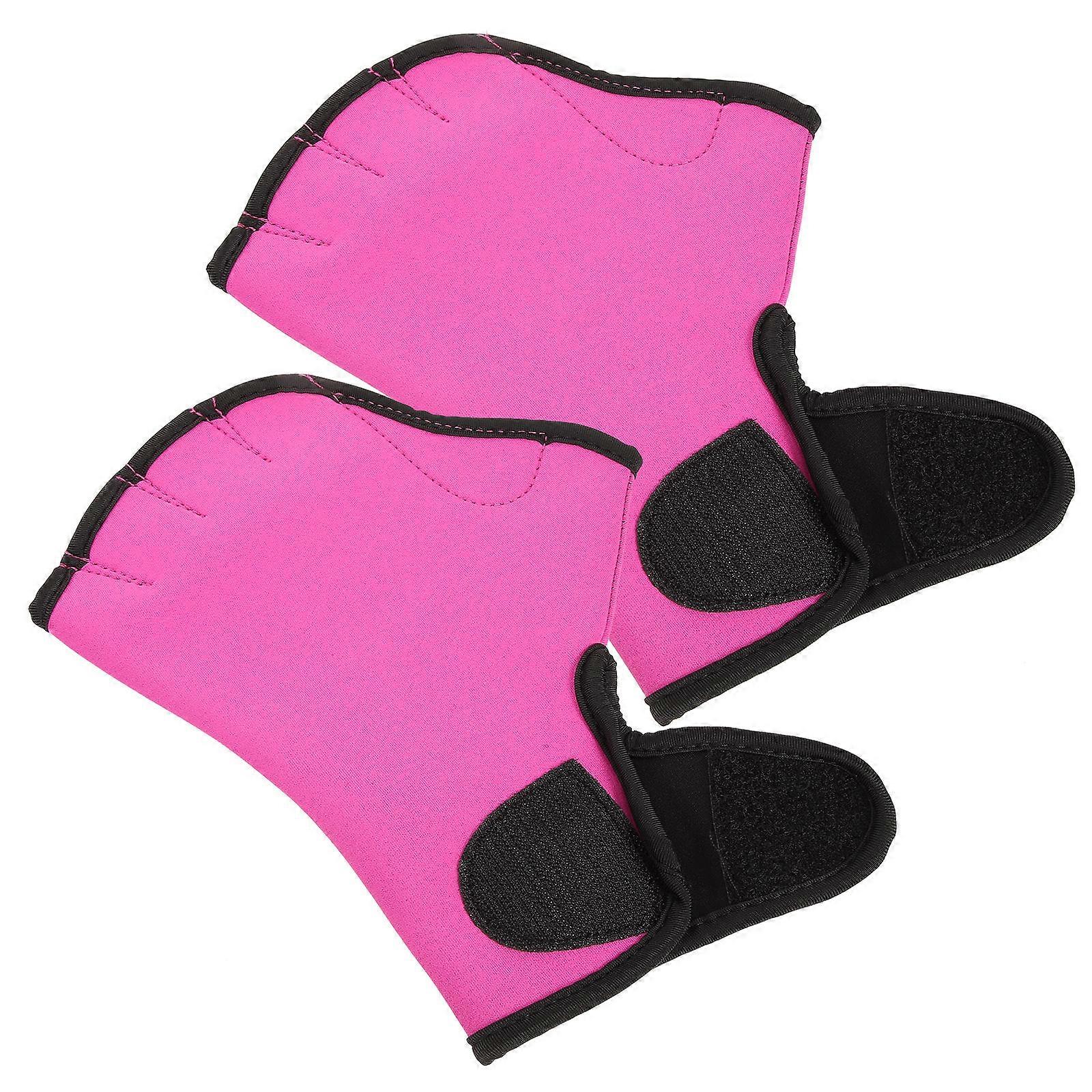 Swimming Glove Swim Training Equipment Nylon Water Resistance Training Mittens 9.1×6.7×0.2in Enhanced Propelling Pair