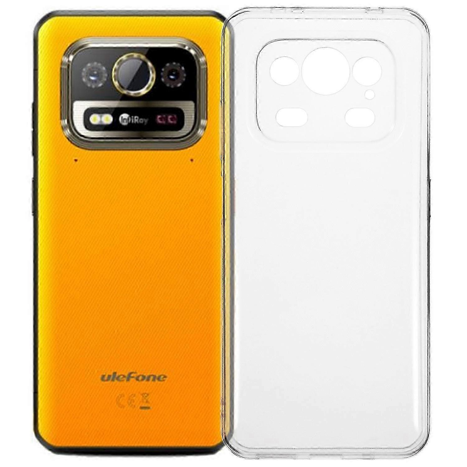 2025 For Ulefone Armor 25T Pro Case Soft TPU Drop Protection Phone Cover - Transparent