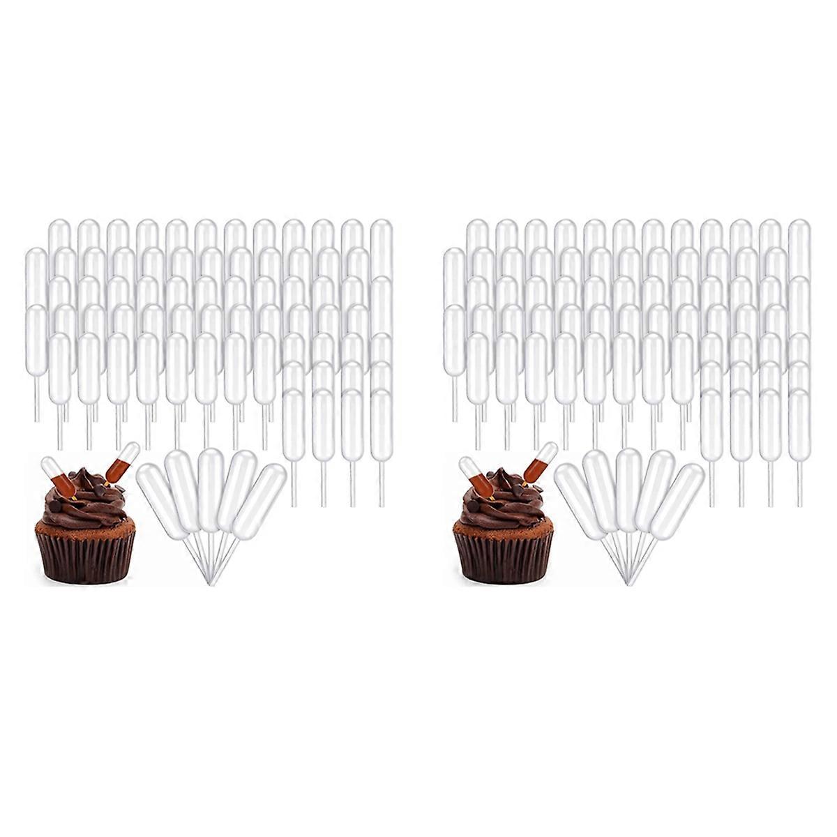2000 Pcs 4 Ml Plastic Pipettes Squeeze Transfer Dropper Disposable Liquid Dropper Transfer Pipettes