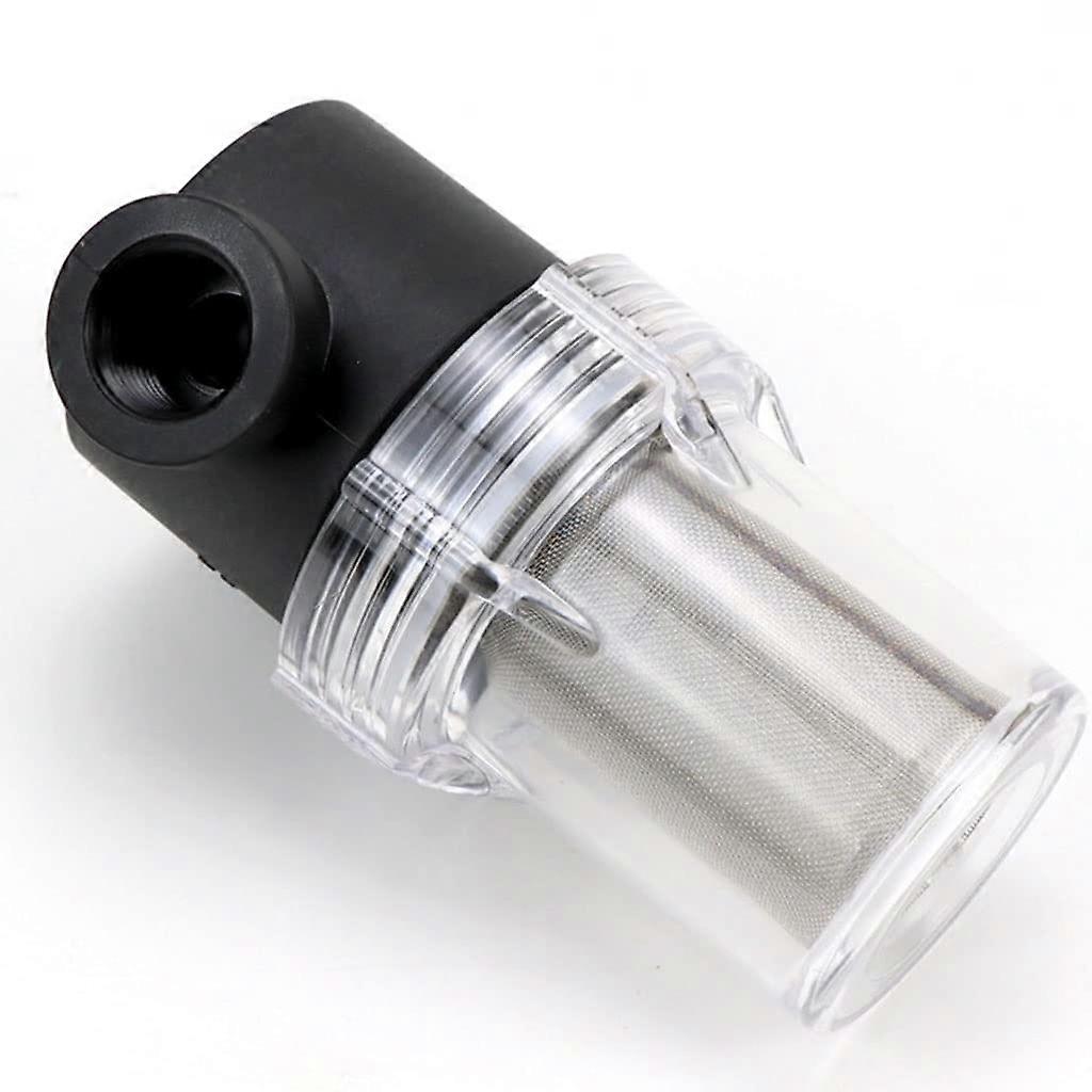 Hose filter, suction hose filter, water pump filter, 1 piece 1/2' 3/4' 1' inline 40 mesh screen (1/2')