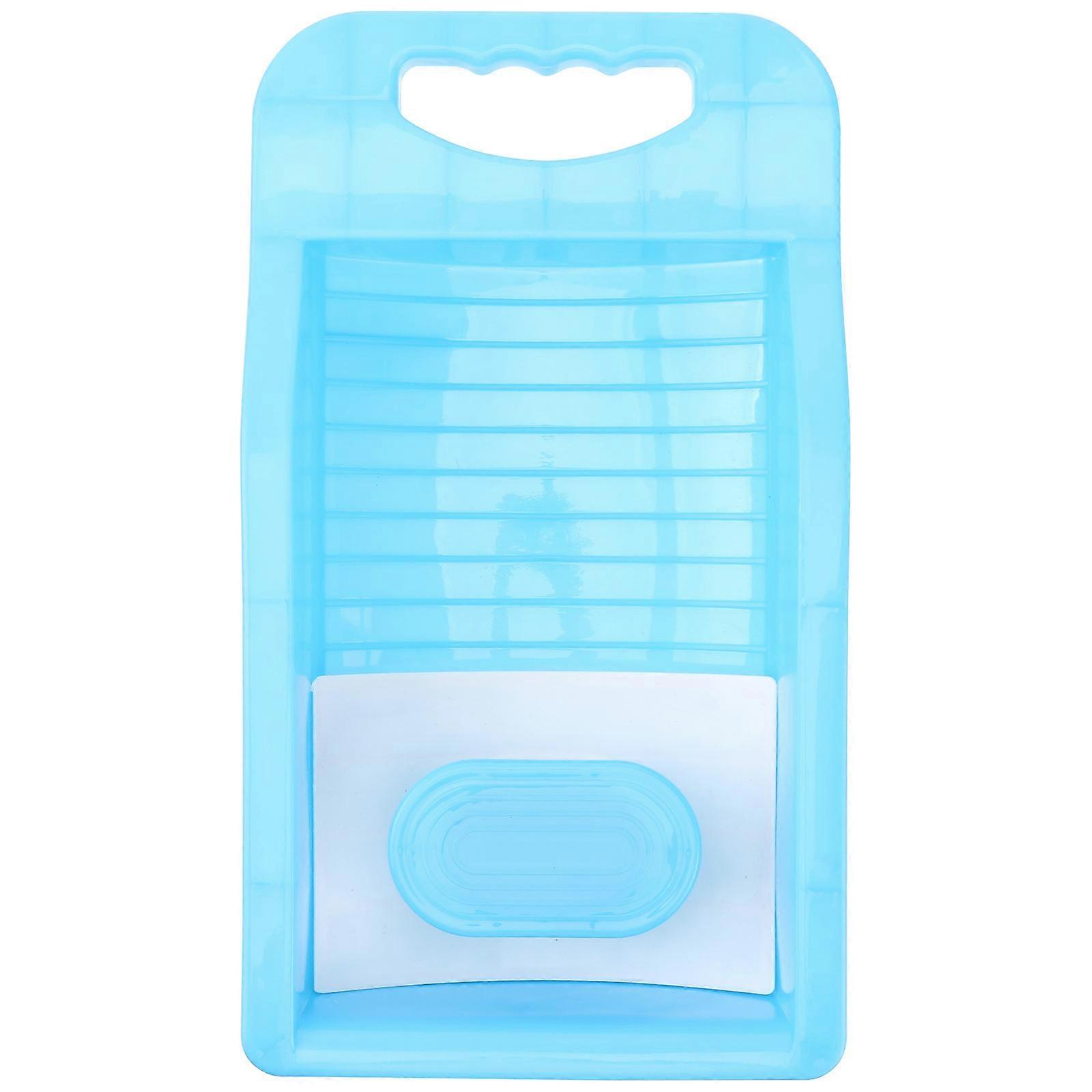 Mini Washing Board Ideal For Laundry Tasks And Clothing Cleaning 32.5x17.5cm 1Pcs