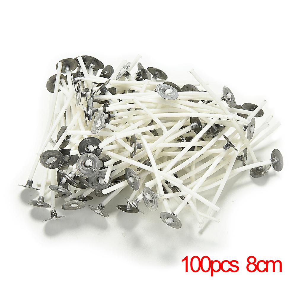 100pcs Five Sizes 8/10/12/15/20 Cm Candle Sustainers Cotton Core Wicks For Diy