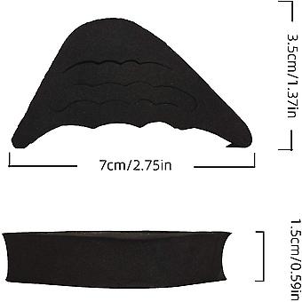 2 Paar Schuhfüller Einlegesohle Zehensohle Vorfuß (schwarz & Fleisch)