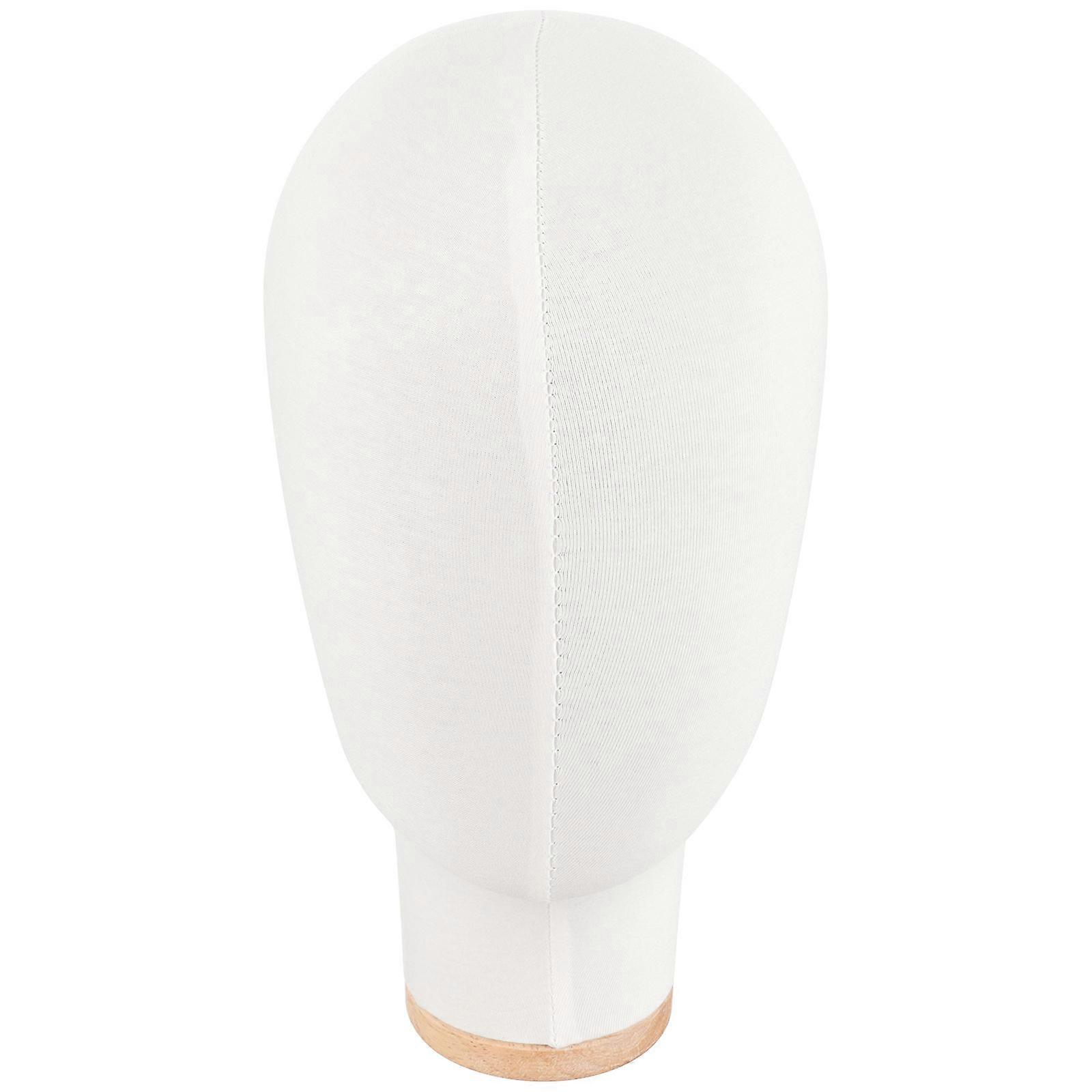 White Mannequin Head Model for DIY Use Smooth to Touch Lightweight and Portable 6.3 Inches