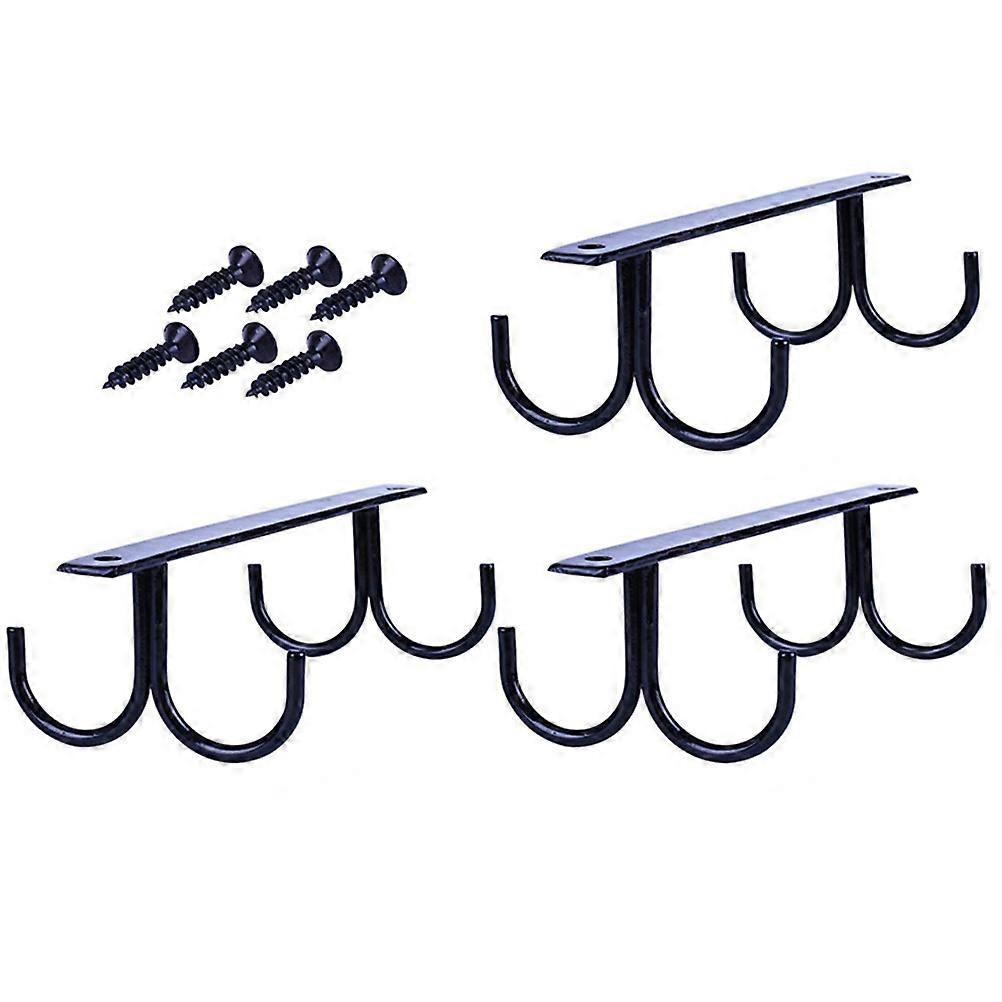 Black Iron Cup Holder for Home Use Display Your Mugs Vertically or Horizontally 3 Pcs