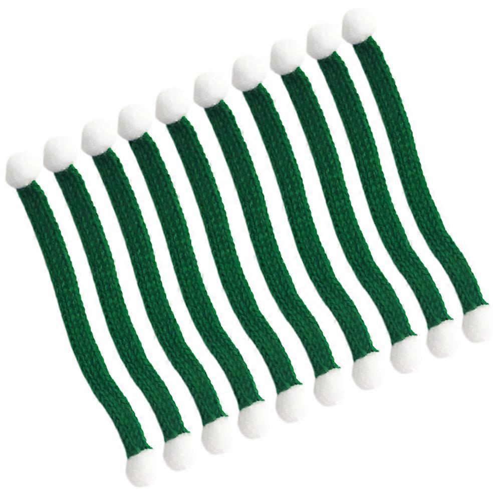 10pcs Christmas Mini Scarf Doll Decorative Accessories