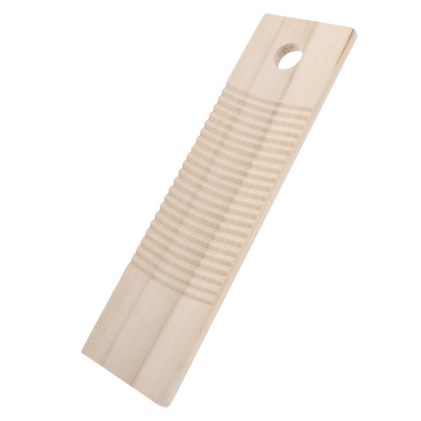 Wooden Thickened Design Double Surface Fabric Household Tool for Gentle Laundry