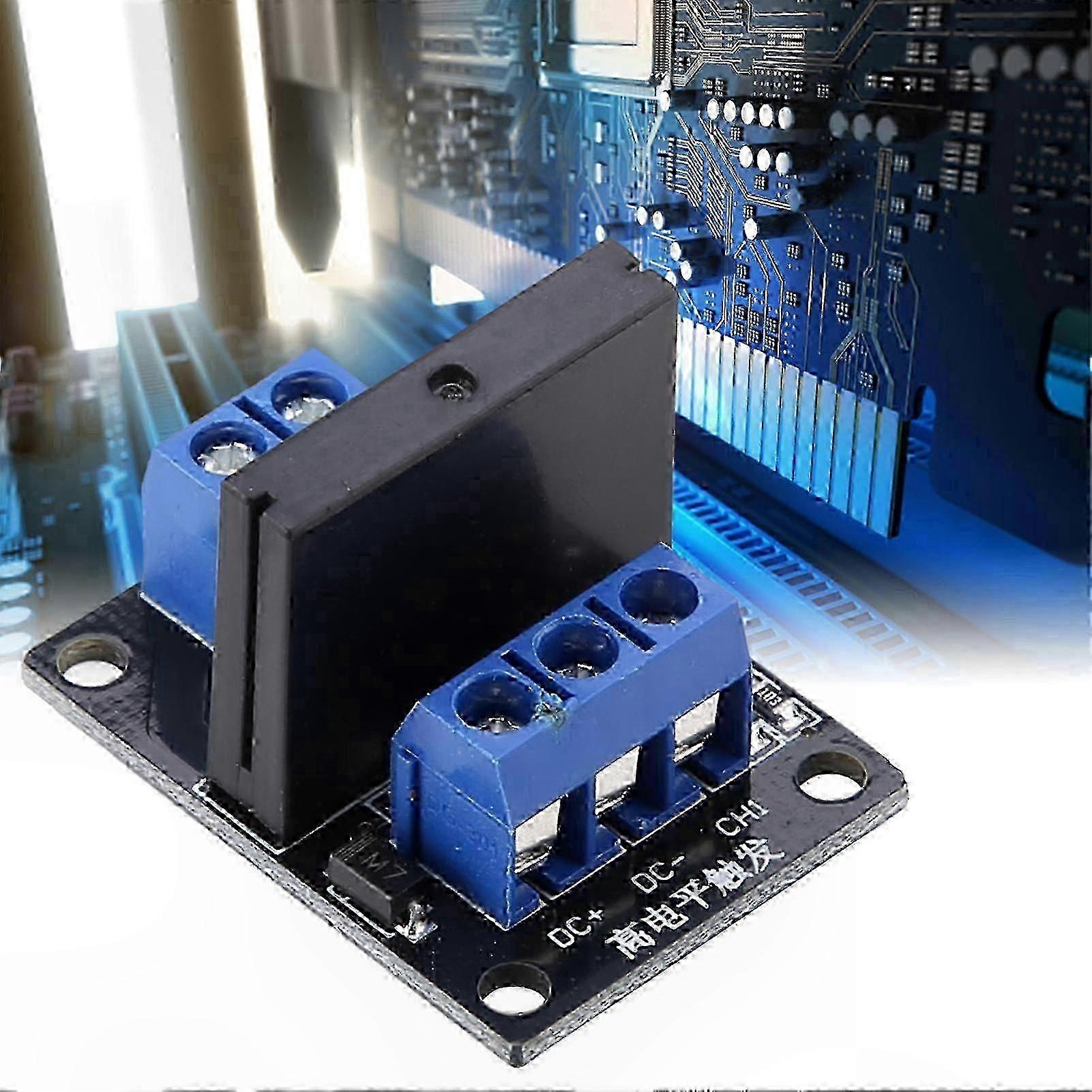 12V Single Channel Relay Module with Fuse 250VAC 2A Solid State