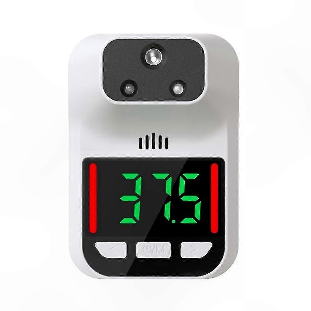 Wall Mounted Thermometer Non for Touch Infrared Thermometer with Alarm and Language Prompt Suitable for Office Public Pl