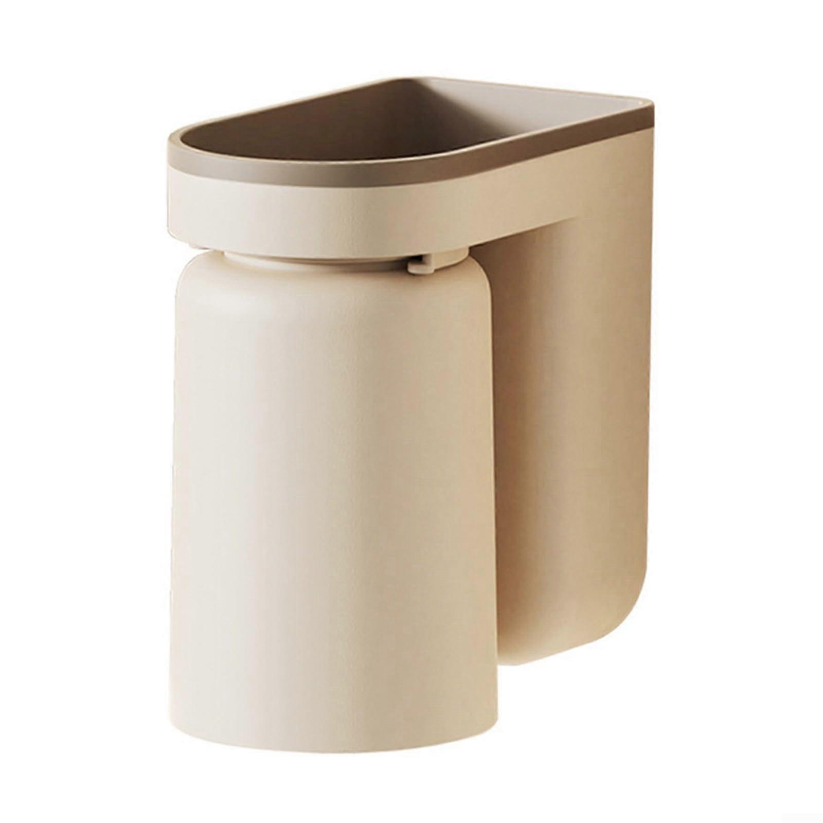 Toothbrush Holder, Compact, Easy Access, Fits Round Or Square Head Toothbrushes, White