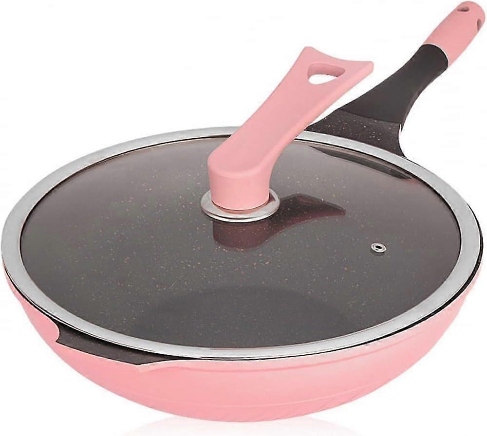 Milk Pan - Non-Stick Metal Frying Pan with Lid, 2-Quart Size, Multipurpose Cooking Pot for Household Use