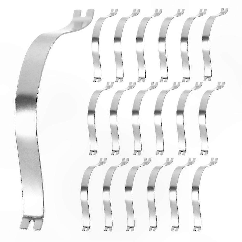 100 Pack Stainless Steel Spring Clips for Picture Frames and Baking Hooks