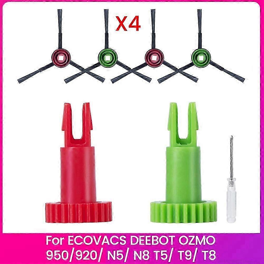 Side Brush Motor Snap Gear and Side Brush for ECOVACS DEEBOT OZMO 950/920/ N5/ N8 T5/ T9/ T8 Robot V