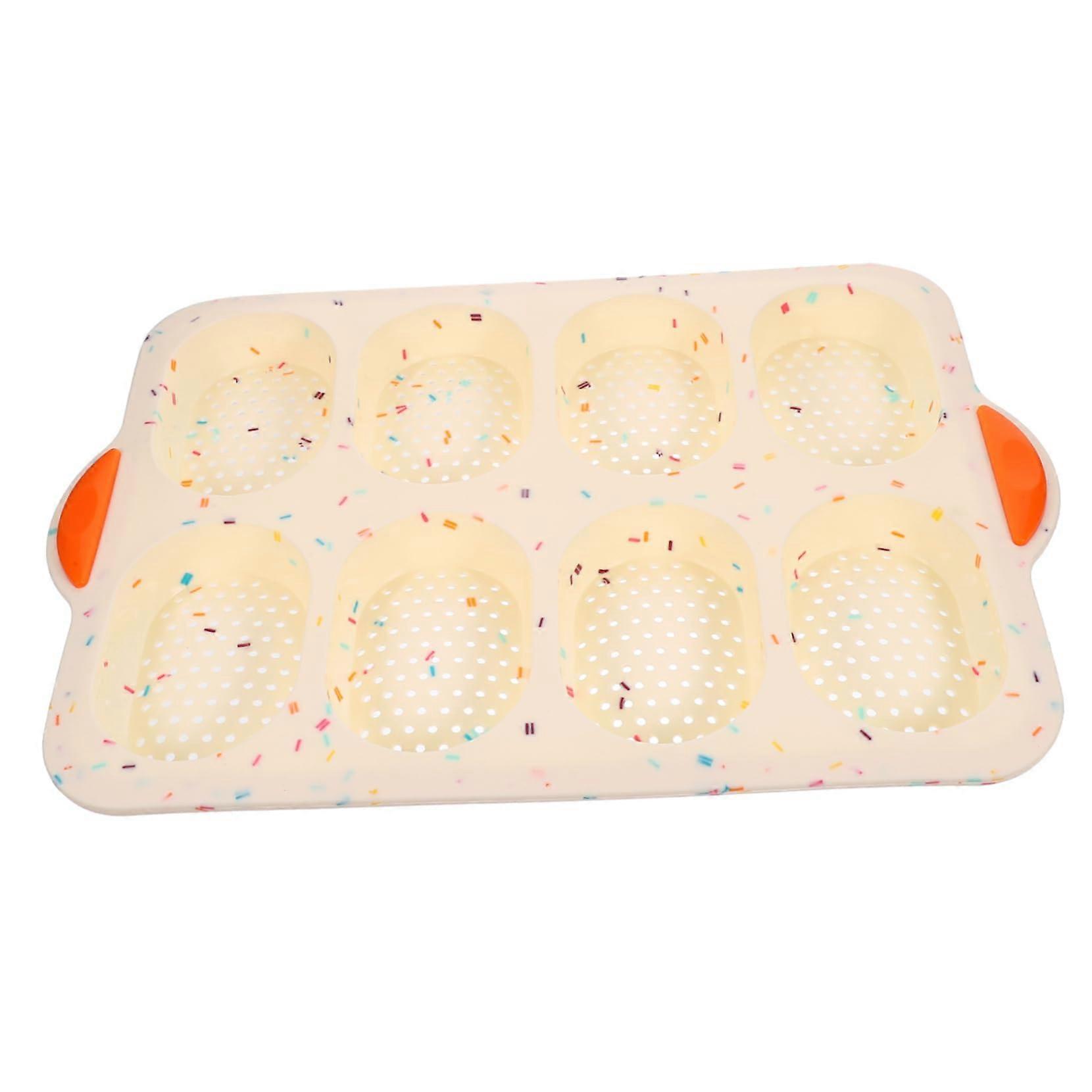 Silicone Cake Pan Reusable Nonstick Bakeware For Cakes And Bread, Muffins And Desserts, Oven And Microwave Safe