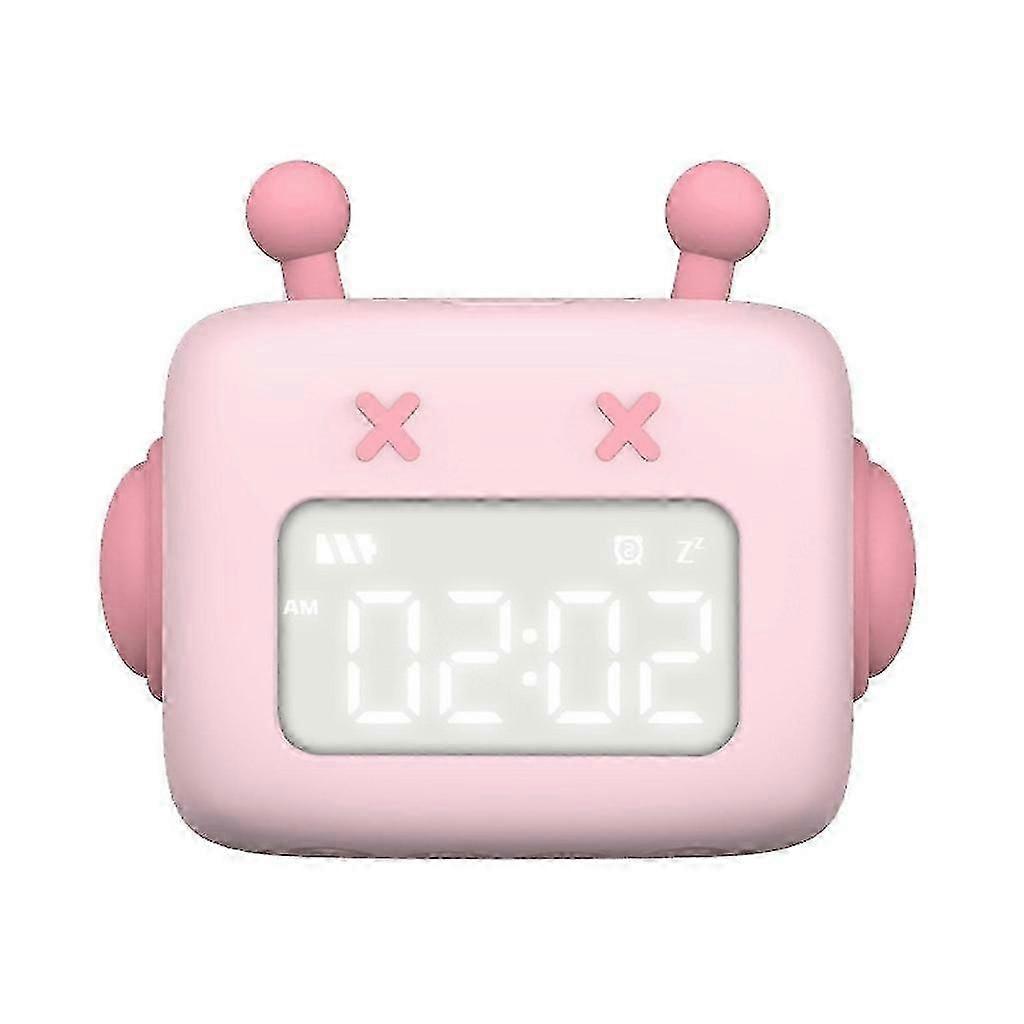 Intelligent Alarm Clock Wake Up Bedroom Robot Time Clock Supplies Household