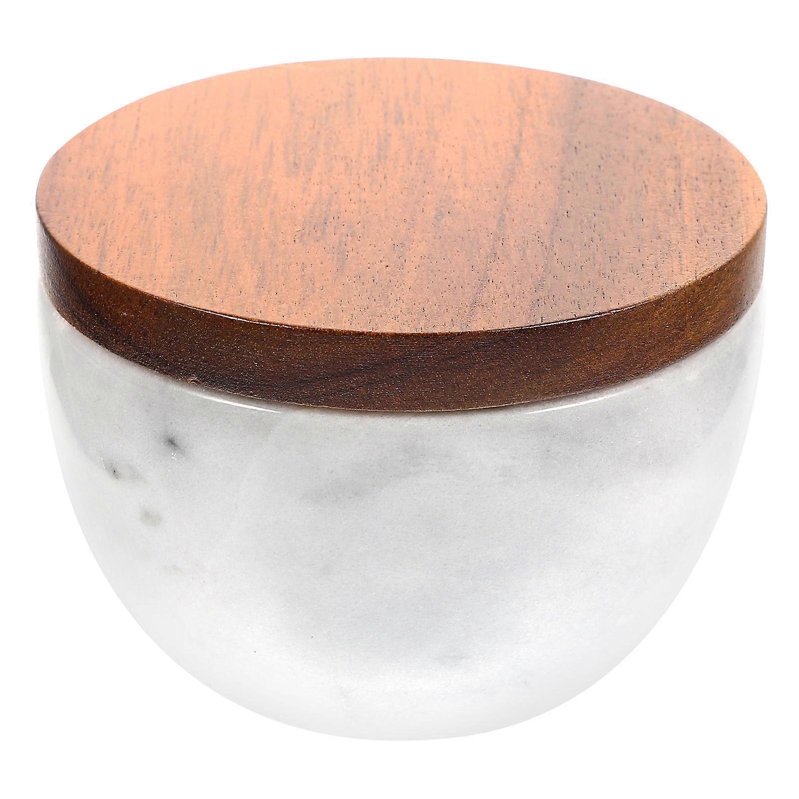 Marble Pattern Seasoning Jar for Kitchen Storage Household Condiment Jar