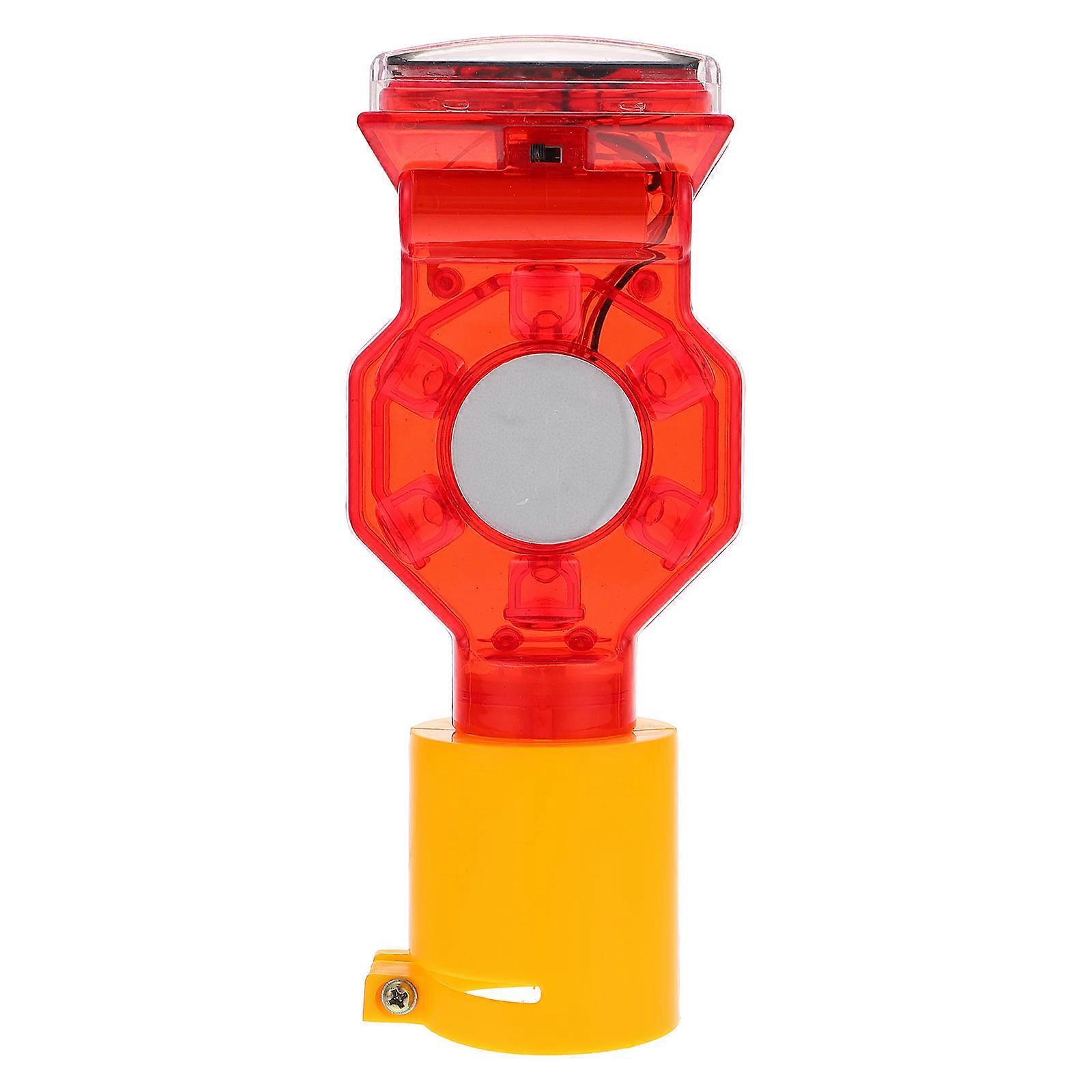 Dual Function Solar Strobe Warning Light – Waterproof Emergency Beacon with Auto Light Sensor for Outdoor Road, Traffic, and Vehicle Safety