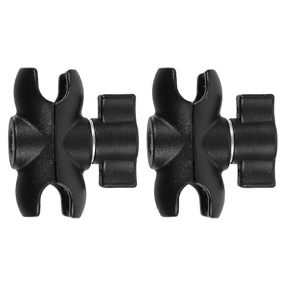 Ball Head Connecting Rod Aluminum Alloy Double Socket Arm For Motorcycle Riders Secure Attachment 2Pcs