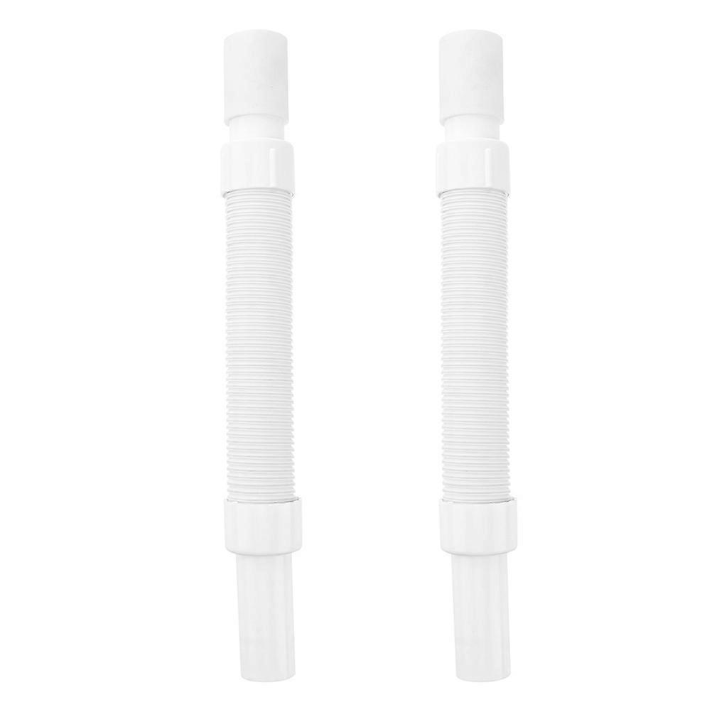 2pcs Universal Drain Washing Machine Hose PVC Flexible Extension Tube 80cm