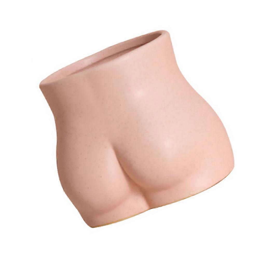 Unique Flower Pot Human Body Shape Ceramic Flowerpot For Indoor Use With Pink Color 1Pc