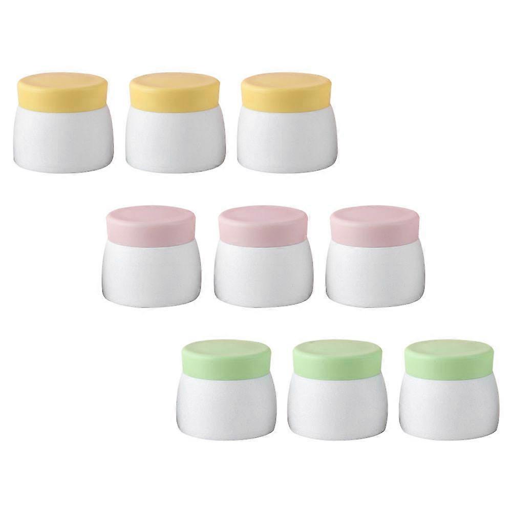 Cream Container Dual-layer Empty Cream Boxes Assorted Color Suitable For Cosmetics Storage And Travel