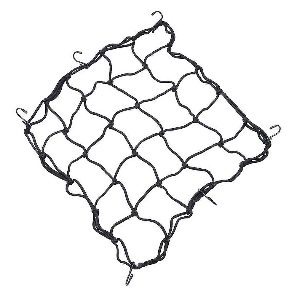 Black Elastic Rubber Cargo Net for Bike Rack 3Set Designed for Preventing Loss During Outdoor Activities