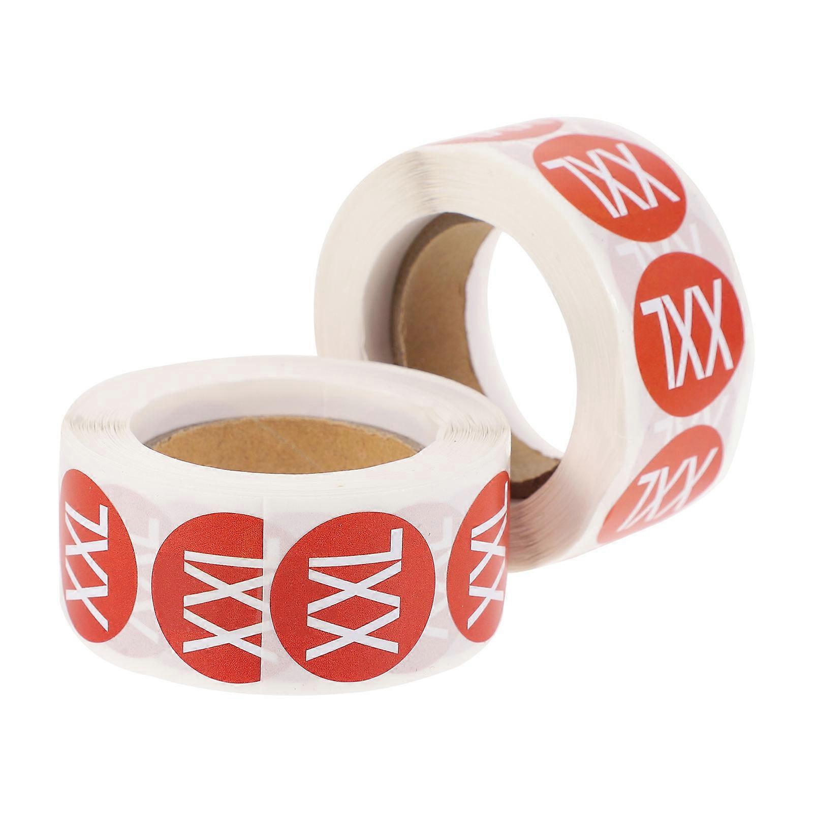 Round Label Sticker For Gloves 6X6X2.6Cm Size Tag Round 2Set