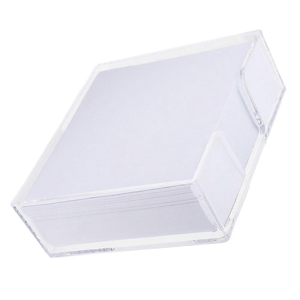 Non Sticky Square Memo Cubes for Writing and Reminder Needs in White 4Pcs