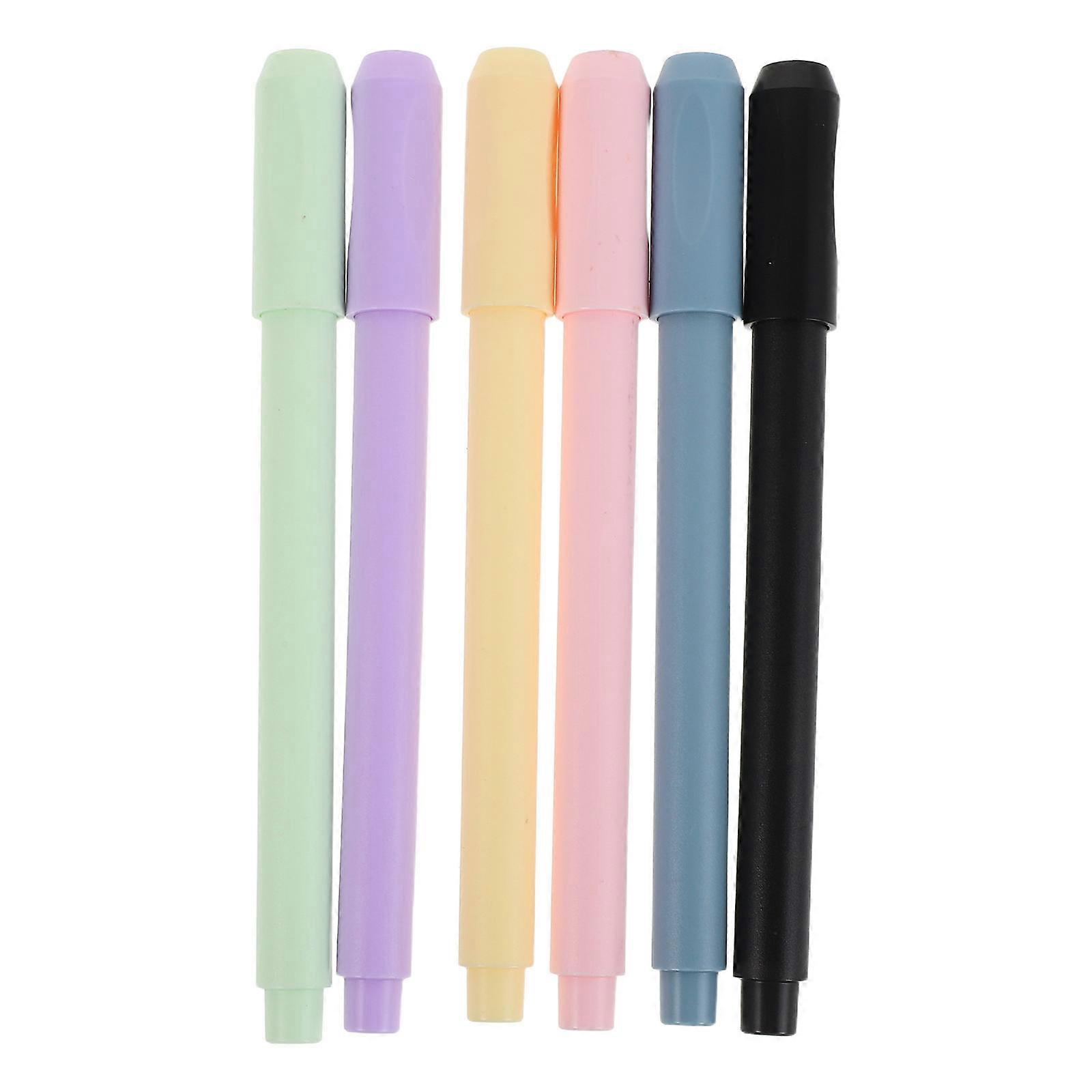 6pcs Pencil Extenders for Ergonomic Writing Aid, Posture Correction, Soft and , for School Desk Use