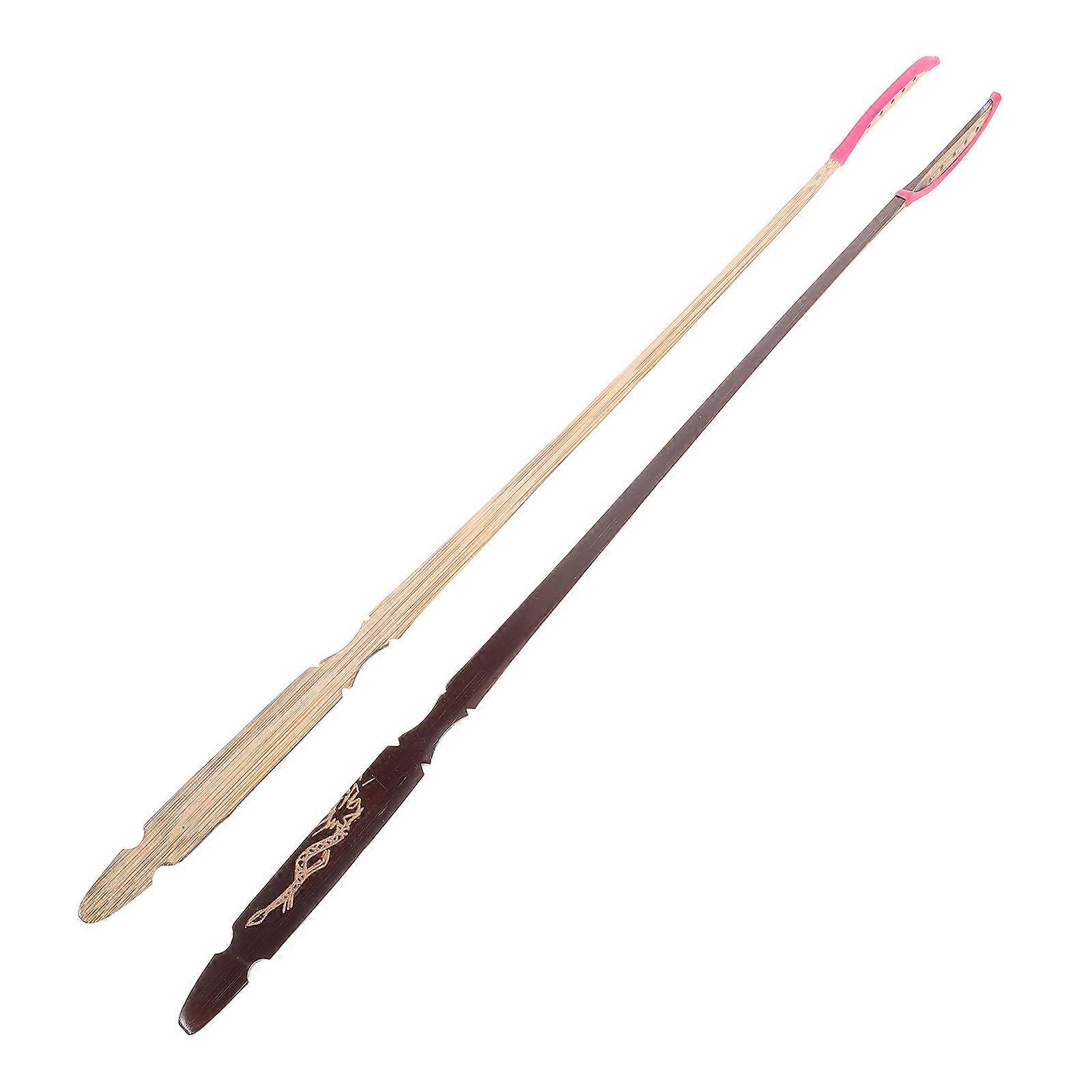 Professional Bamboo Dulcimer Mallets for Yangqin Repair with Smooth Edges and Antique Design 1 Pair