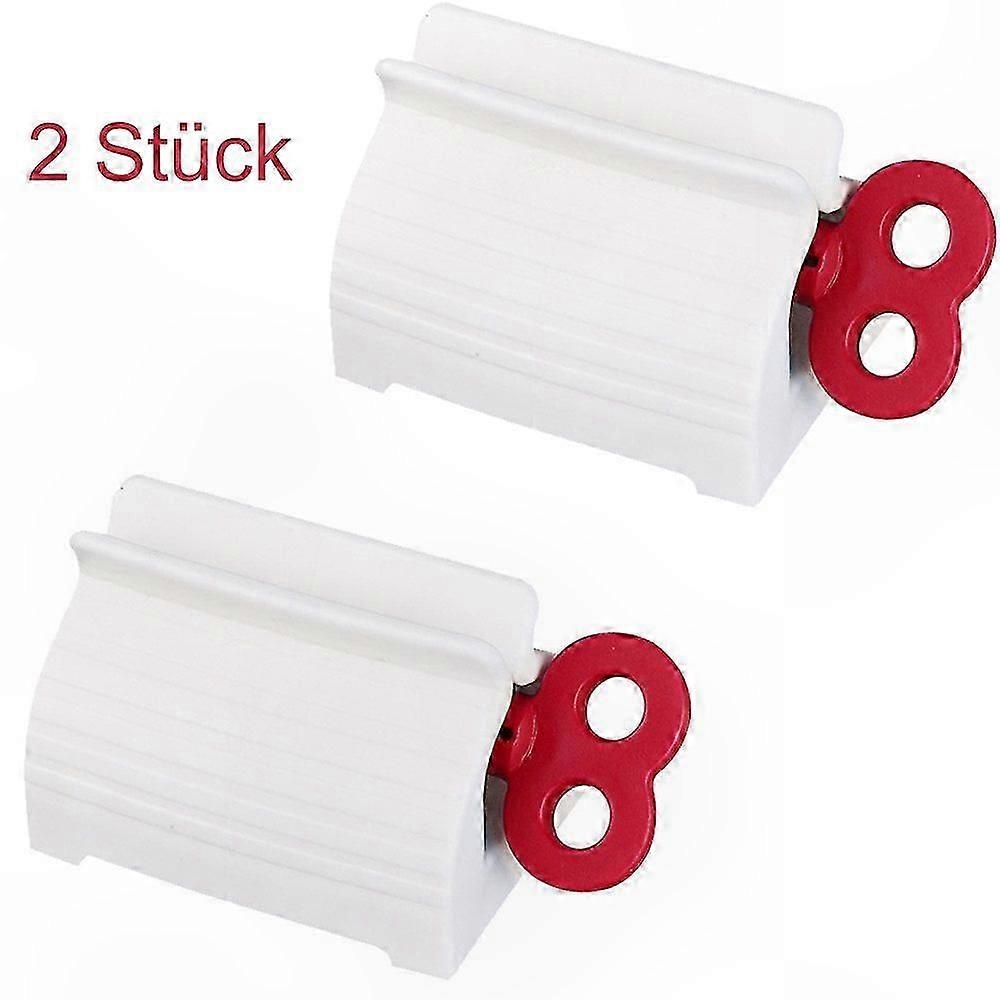 2-Pack Toothpaste Tube Squeezer for Vertical Storage, Rust-Free and Long-Lasting Use
