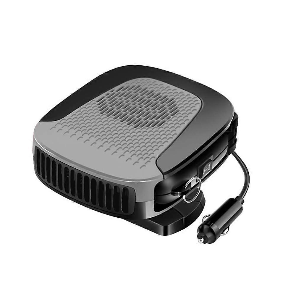 Multifunctional 12V Electric Car Heater with Cold and Warm Wind, Defroster, Snow Remover, Durable Design